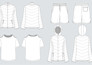 do technical drawing fashion flat sketches illustration